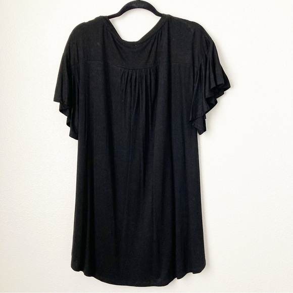 NWT Umgee Embroidered Black Mini Dress | Size S - Picture 3 of 4
